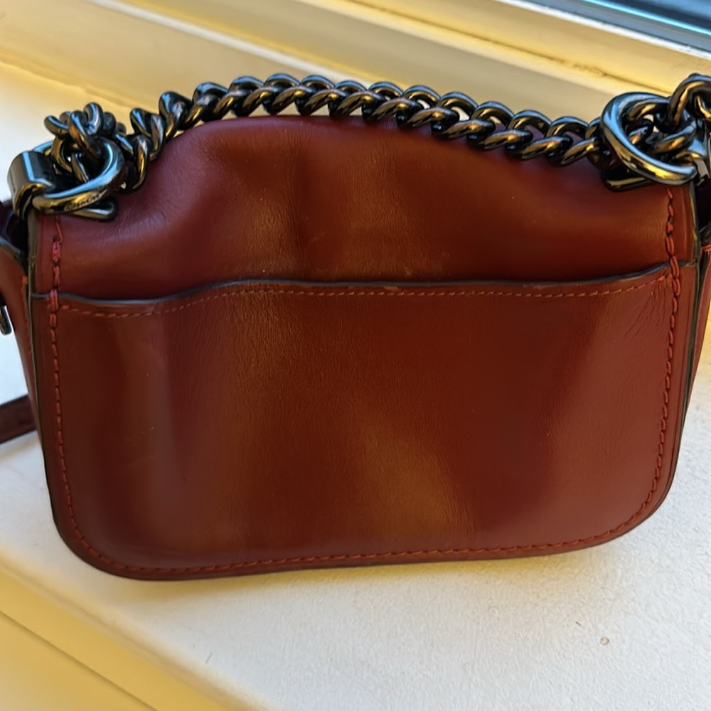 Used Coach Leather Crossbody / Shoulder Bag - Picture 3 of 6